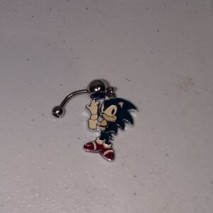 Sonic the Hedgehog Belly Button Ring